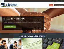 Tablet Screenshot of jobstown.co.za